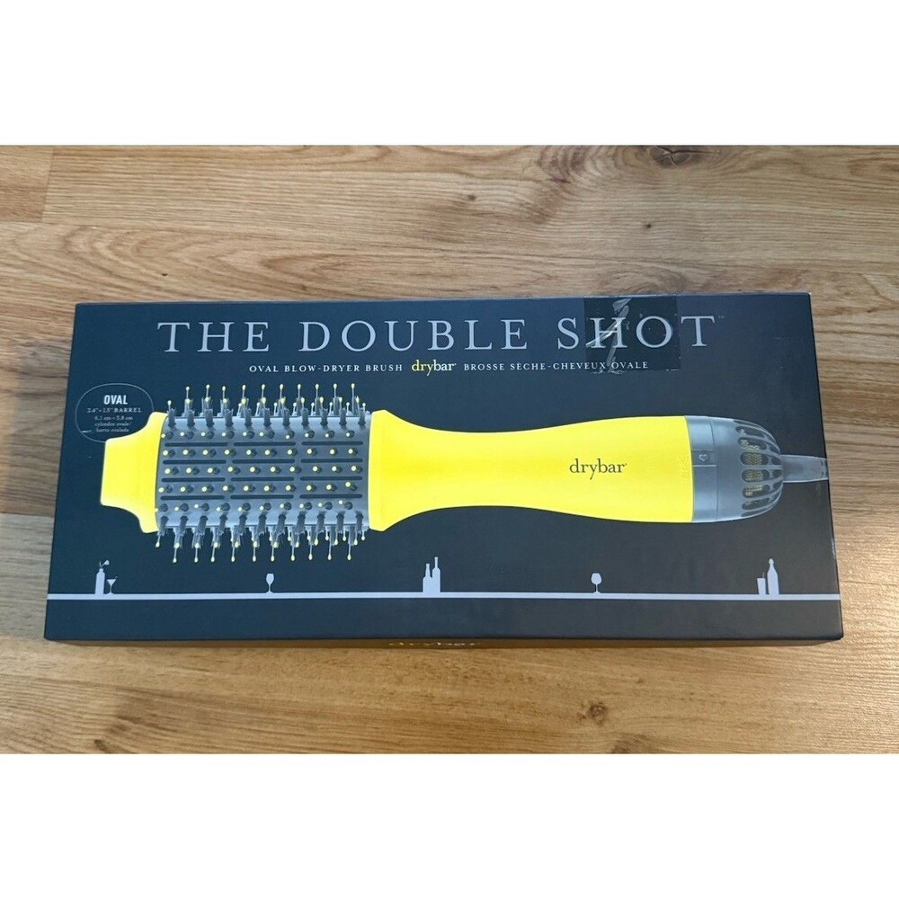 Drybar Blow Dryer Brush Double Shot-2.44" Barrel Oval Volumizer Hair Less Frizz
